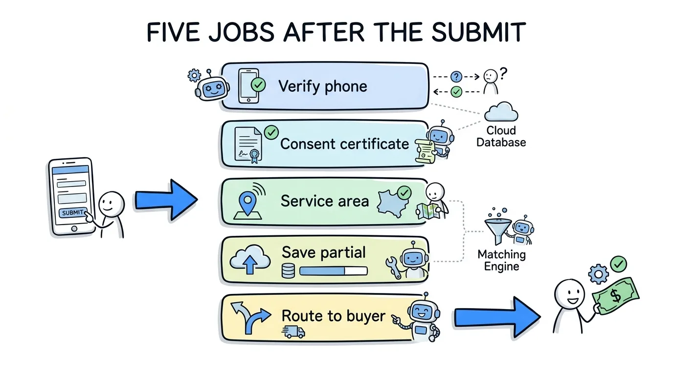 best funnel builder checklist shown through the five jobs a lead-selling funnel does after the submit