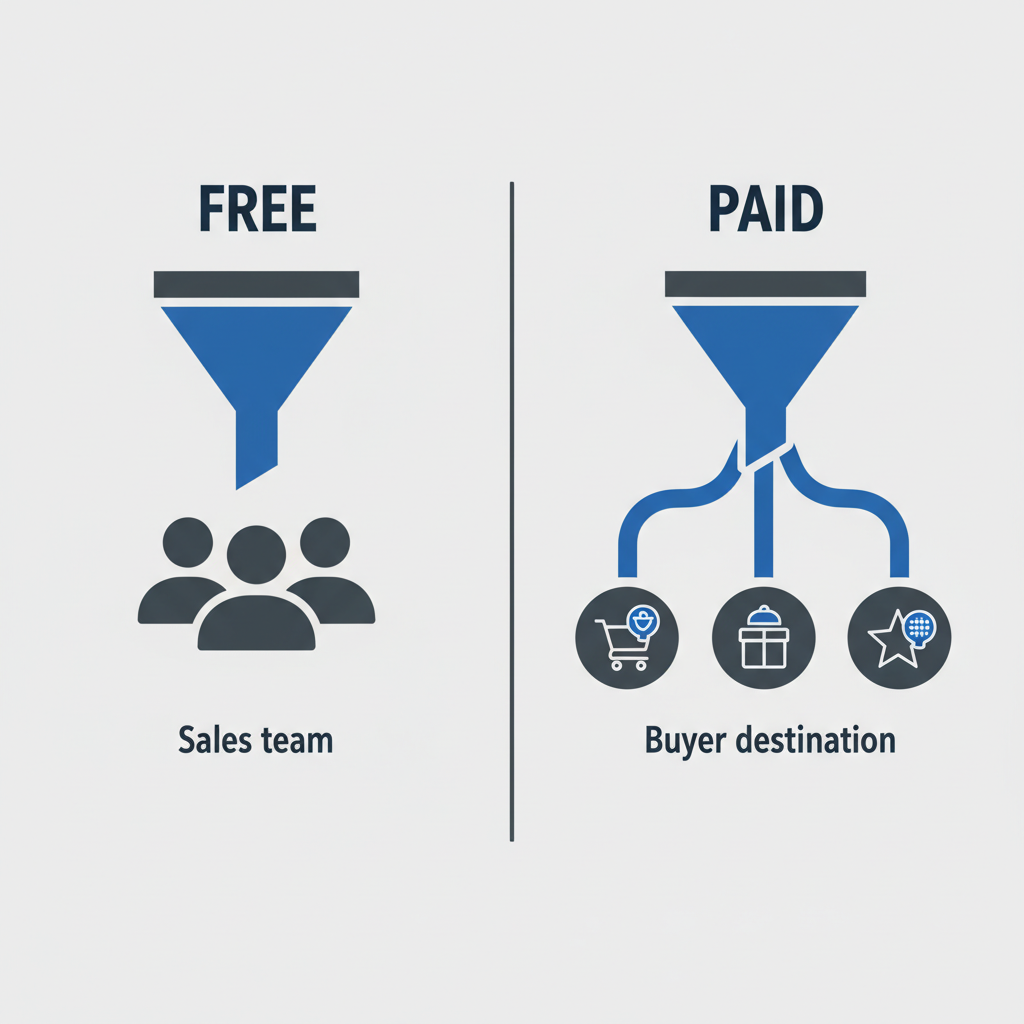 Free lead distribution software compared with paid distribution across multiple buyers