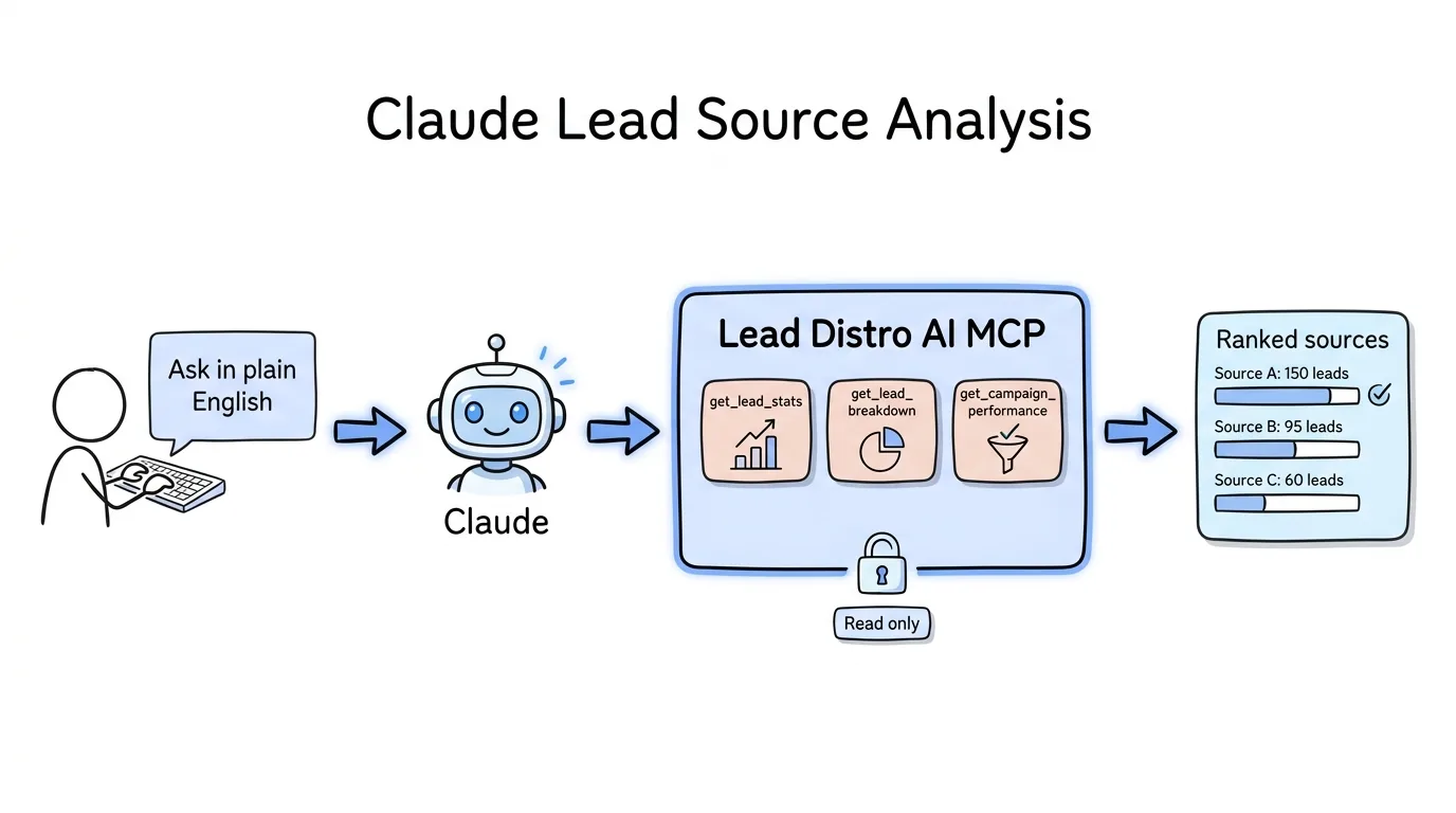 How to Use Claude to Analyze Lead Source Performance (MCP Guide, 2026)
